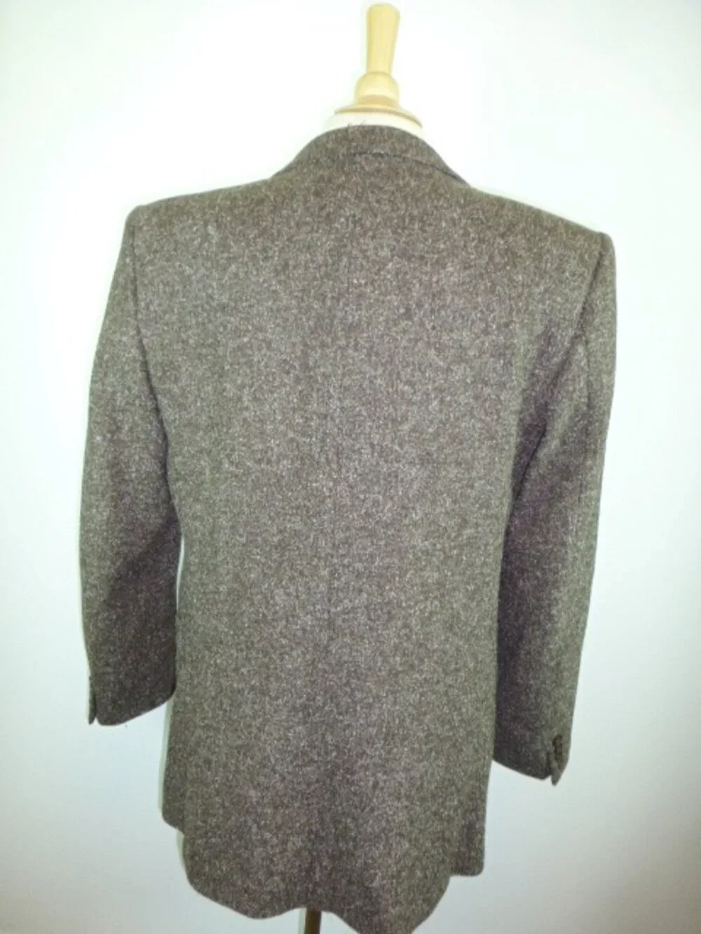 JACQUES FRANCOIS brown wool Tweed blazer made in France Roger Stuart vintage 40